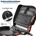 thumbnail image 4 of FORMRS Zipper Binder with Shoulder Strap 2-inch Ring 500 Sheet Capacity File Bag, Red Abstract, 4 of 5