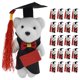 thumbnail image 1 of unbranded 24Pcs Graduation Bear Dolls Plush Accessories for Bouquet Decoration and, 1 of 7