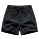 thumbnail image 2 of Pantalones cortos deportivos europeos de color liso con costuras laterales para hombre - Elásticos, transpirables y de secado rápido, 3/4 de largo, 2 of 7