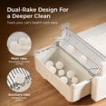 thumbnail image 4 of Open-Top  Cleaning Litter Box 2026 Upgraded  Large Automatic  Litter Box with App Control Safety Sensors Odor Control Easy Clean Includes 5 lbs Premium  Litter for Multiple Cats, 4 of 8