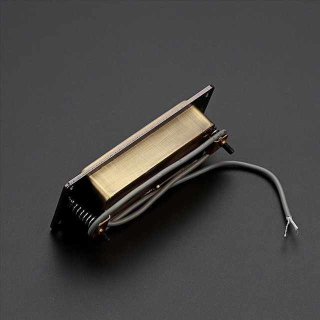 2X Mini Humbucker Sellada de Doble Bobina para Guitarra Eléctrica, Estilo LP Pequeña de Bronce Vintage de Bronce con 2 Núcleos