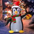 thumbnail image 1 of Decoración inflable con diseño de pingüino navideño Joiedomi, 1,5 m, con LED, 1 of 16