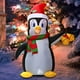 thumbnail image 1 of Decoración inflable con diseño de pingüino navideño Joiedomi, 1,5 m, con LED, 1 of 16