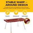 thumbnail image 4 of Red Valentine's Day Table Cloths for 8 Foot Rectangle Tables, Love Heart Truck Romantic Abstract Art Patio Waterproof Elastic Fitted Tablecloths, Washable Rectangular Table Cover for Camping, 4 of 8