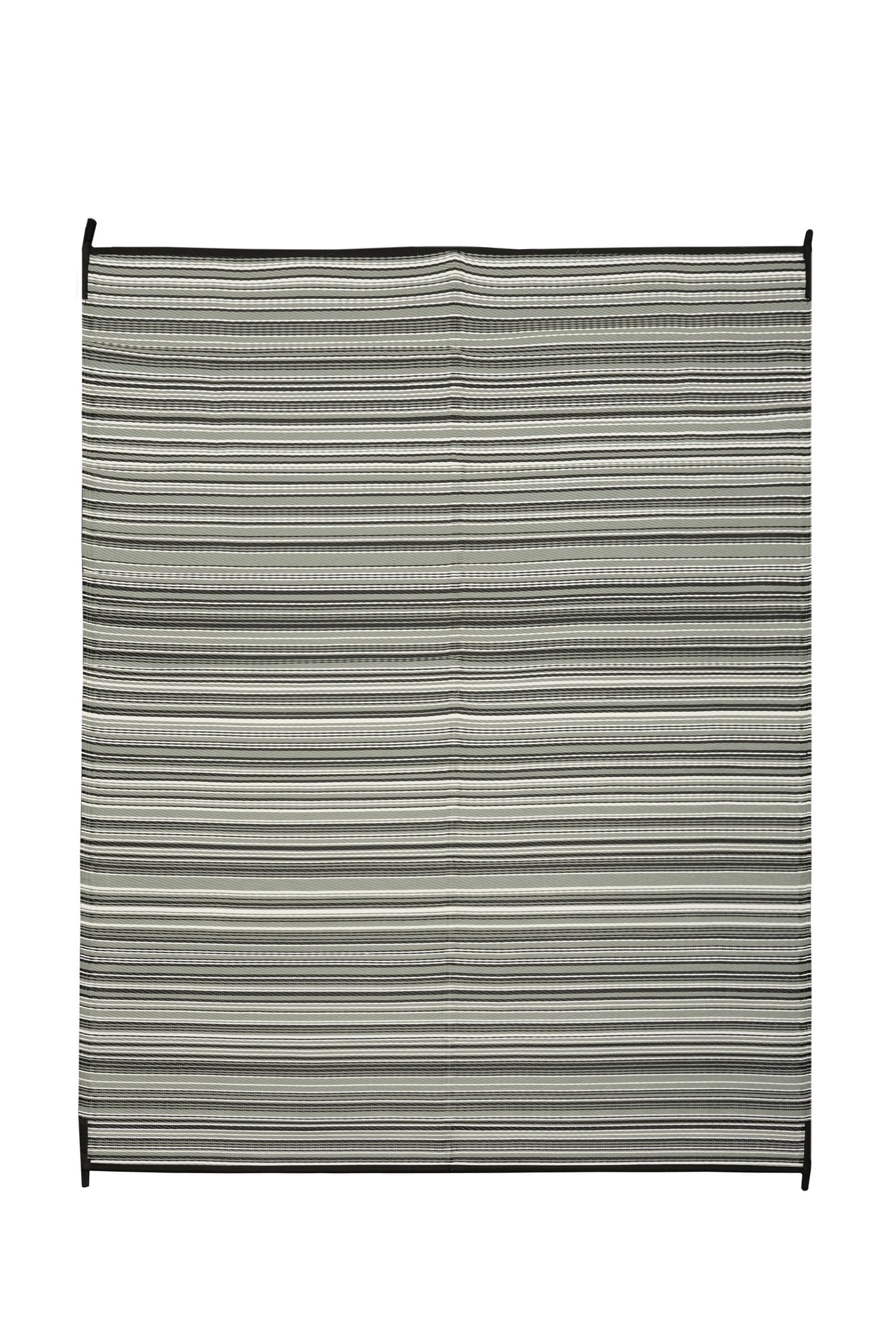 (2 pack) Auto Drive 6' x 9' Reversible Gray RV Patio Mat, Perfect for RV Patios and Garden Patios, Polypropylene