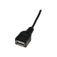 thumbnail image 2 of StarTech.com 1 ft Mini USB 2.0 Cable - USB A to Mini B F/M - USB cable - USB (F) to mini-USB Type B (M) - USB 2.0 - 1 ft - black - USBMUSBFM1 - USB cable - USB (F) to mini-USB Type B (M) - USB 2.0 - 1 ft - black, 2 of 3