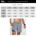 thumbnail image 2 of NonZero Gravity ZinTex UV 50+ Sweat-Wicking Activewear Shorts w/ Lining for Men (Concrete, 2X-Large), 2 of 7