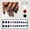 J, variant on Press On Nails 24Pcs Short Square Navy Blue Patriotic Flag Design Fake Nails For Independence Day Party Manicure