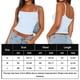 thumbnail image 2 of Chaleco Túnica Básico Chaleco tipo túnica básico para mujer, top sin espalda con tirantes finos, atuendo diario (azul M) Ygjytge para Mujer Azul T S, 2 of 6
