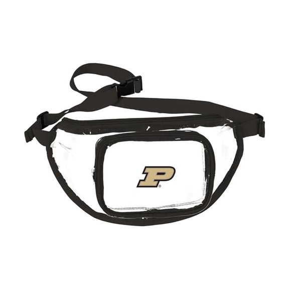 Logo Brands 201-881 Purdue Clear Fanny Pack