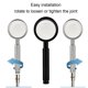 thumbnail image 4 of Cabezal de ducha ahorrador de agua con ventilador de alta presión con presión de agua ajustable, filtro e interruptor de pausa Vhermosa Llaves Grifos y Regaderas, 4 of 5