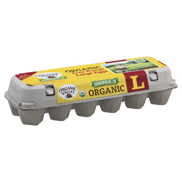 Organic Valley® Omega3 Organic FreeRange Large Eggs 12 ct Carton