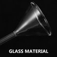 NIYANGLE Scientific Glass Funnel for Lab Durable High Temperature 4Pcs ...