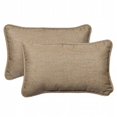 thumbnail image 1 of Pillow Perfect Inc. 391212 Sunbrella Linen Tan Rectangle Throw Pillow (Set of 2), 1 of 3
