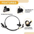thumbnail image 4 of Unique Bargains ABS Wheel Speed Sensor No.84143665 Rear Left Right ABS Sensor Set Anti-lock Braking System Sensor for Cadillac Escalade 2015-2018, 4 of 7