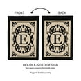 thumbnail image 4 of Evergreen Flag Cambridge Chic Letter E Monogram Applique Garden Flag - 12.5" Wide x 18" High, 4 of 5