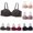 Dark Gray, variant on Women's Solid-color Bra Thin Steel Ring the Summer Bras for Women Support Sagging Ruffled