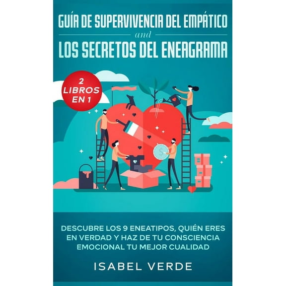 GuÃ­a de supervivencia del empÃ¡tico y los secretos del eneagrama 2 libros en 1: Descubre los 9 eneatipos, quiÃ©n eres en v, (Hardcover)