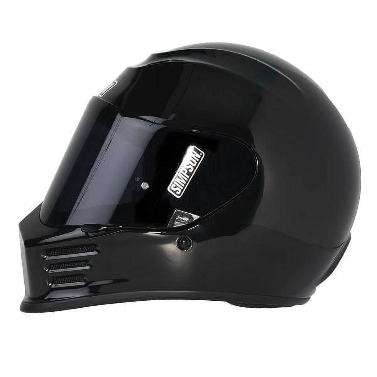 Simpson SPBXL2 Speed Bandit Motorcycle Helmet Adult XL Black