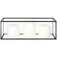 thumbnail image 2 of Koyal Wholesale Long Glass Candle Holder Centerpiece Box, Black 12 x 4 x 4 Inches, Centerpiece Tray Décor, 2 of 5