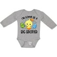 thumbnail image 3 of Inktastic Easter I'm Gonna Be a Big Brother with Green and Blue Eggs Boys Long Sleeve Baby Bodysuit, 3 of 5