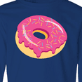 thumbnail image 4 of Inktastic Pink Donut with Sprinkles Long Sleeve Youth T-Shirt, 4 of 5