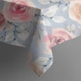 thumbnail image 4 of Pioneer Flower Floral Print Pattern Rectangle Tablecloth 60"x120",Waterproof Polyester Rectangle Table Cloth, Wipeable Spillproof Polyester Tablecloth for Dining, Camping, Indoor and Outdoor, 4 of 6