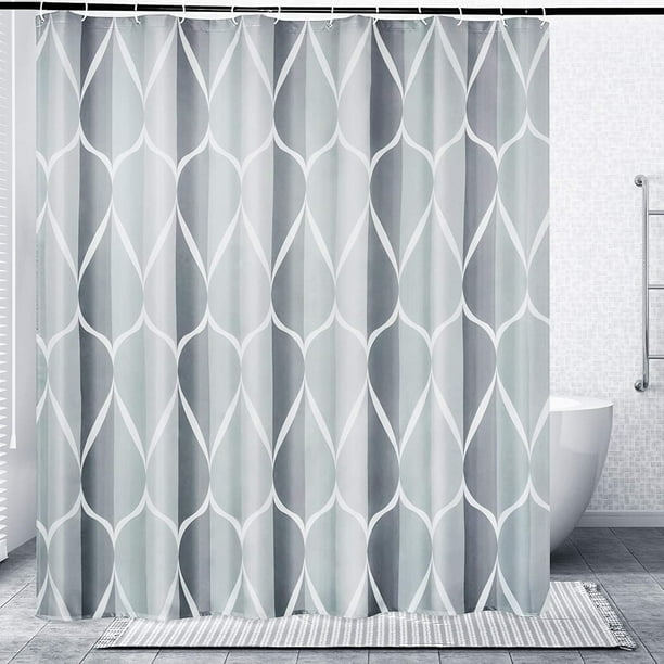 Simplefield Fabric Shower Curtain, What Is The Size Of A Typical Shower Curtain