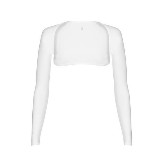 Plain Logo Shawls, White - Large