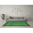 thumbnail image 3 of Ahgly Company Indoor Rectangle Abstract Emerald Green Contemporary Area Rugs, 7' x 9', 3 of 4