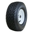 thumbnail image 1 of Marathon 13 x 5.00-6, 3" Centered Hub Pneumatic Riding Lawn Mower Front Tire, 1 of 5
