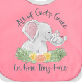 thumbnail image 4 of Inktastic All of God's Grace in One Tiny Face Boys or Girls Baby Bib, 4 of 4