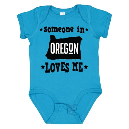 

Inktastic Someone in Oregon Loves Me Gift Gift Baby Boy or Baby Girl Bodysuit
