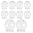 10Pcs Clear Plastic Ball Bottle Multifunctional DIY Ball Decoration