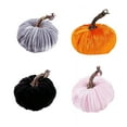 thumbnail image 4 of D-GROEE 2PCS Artificial Pumpkins Velvet Pumpkins Fall Harvest Halloween Decorations Holiday Table Decor Farmhouse Decorations for Home, 4 of 8