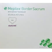 Mepilex Border Sacrum Dressing 8.7"x9.8" (22x25cm) Safetec (Box of 10) Molnlycke 282455
