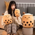 thumbnail image 3 of Almohada de peluche VHYHCY, bonita almohada de peluche con forma de burbuja de Boba, 50 cm, 3 of 5