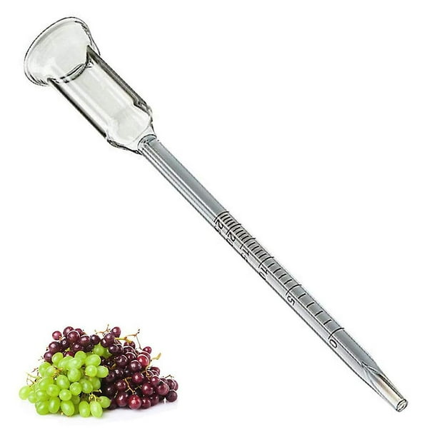 Glass Vinometer 0 To 25 Vol% Alcohol Content Alcohol Percentage Fruit ...