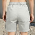 thumbnail image 3 of Guluxicc Women's Cargo Shorts with Multi Pocket Elastic Waist Drawstring Straight Leg Short Trousers Summer Casual Outfits for Everyday Wear, 3 of 5