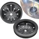 thumbnail image 1 of KAIYANG Paquete de 2 protectores contra salpicaduras para triturador de basura, deflector de fregadero con collar de 3-1/8 pulgadas, tapón para triturador de basura compatible con Waste King, 1 of 5