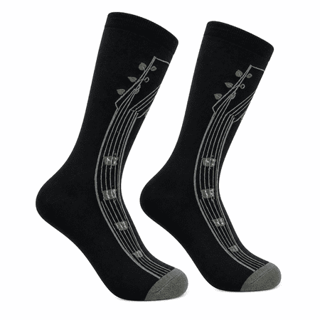 Men s Guitar Socks Funny Sarcastic Musical Graphic Novelty Footwear