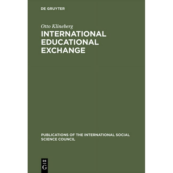 Publications of the International Social International Educational Exchange, Book 18, (Hardcover)