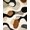White, Pattern 3, variant on ODIKA 2'x3' Beige Tan Abstract Irregular Wavy Shape Unique Modern Washable Accent Rug for Bedroom, Nursery, RV, Pet Friendly, Kids Safe, Bedside Mat