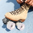 thumbnail image 1 of HOOWIFFY 2 Pcs Roues de Patins à Roulettes LED Transparentes pour Patins Quad Pièces de Rechange, 1 of 6