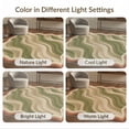 thumbnail image 7 of ODIKA 2'x3' Washable Throw Rug Abstract Decorative Mid Flowing Stripe Layout Balanced Forms for Hallway, Study Room, Non-Slip Low Profile, Flatwoven, 7 of 7