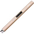 thumbnail image 1 of Electric Arc Windproof Lighter Flameless USB Rechargeable Lighter with Safety Lock for Candle BBQ Camping (Gold), 1 of 7