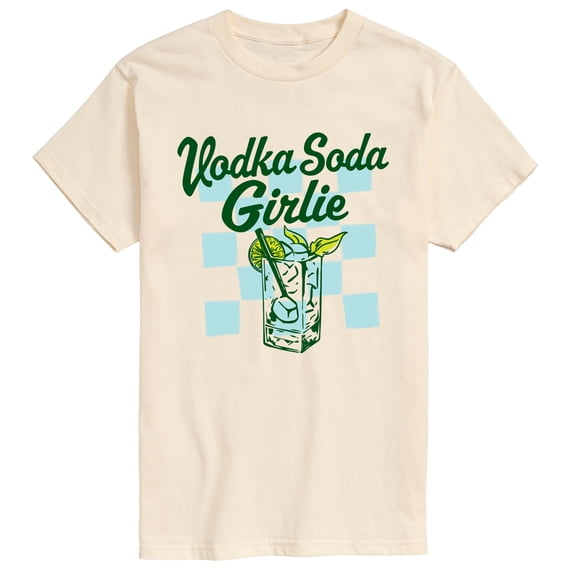 Instant Message - Vodka Soda Girlie Men's Short Sleeve Graphic T-Shirt