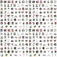 thumbnail image 1 of Pegatinas de Palestina, pegatinas gratuitas, dibujos animados, regalos de la paz mundial para adolescentes y adultos, 60 unidades, 1 of 2