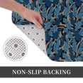 thumbnail image 3 of Kdxio Blue Leaves A,16" x 24", Non-Slip Front Door Mats,Outdoor Welcome Mat Washable, 3 of 9