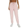 thumbnail image 3 of REORIA Drawstring Fleece Joggers for Women Casual Sherpa Lined Sweatpants Winter Pants with Pockets, 3 of 8